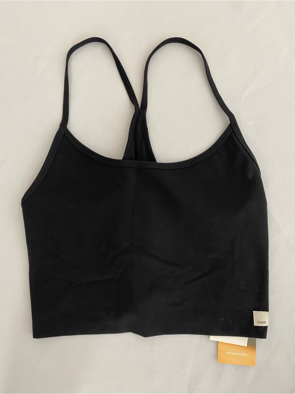 Vuori Women’s All the Feels Tank Medium Bliss Blend Black NWT
